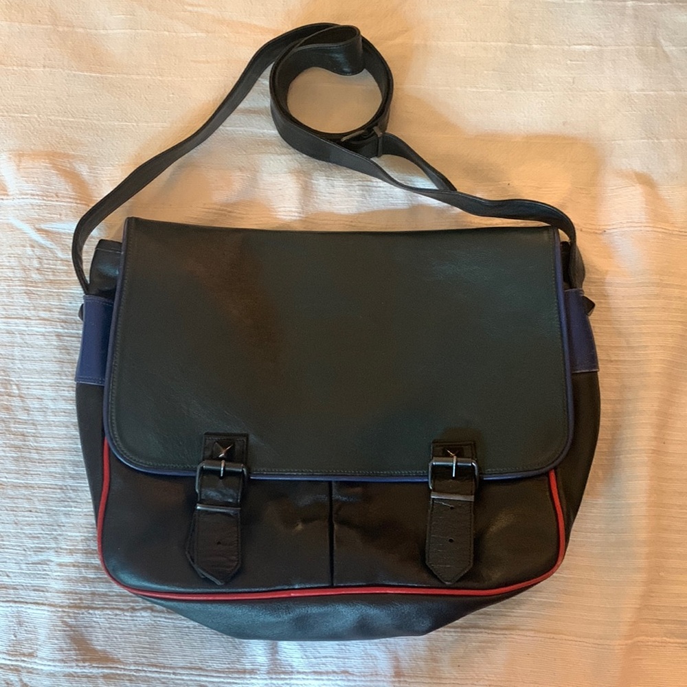 Henri Bendel colorblock leather bag